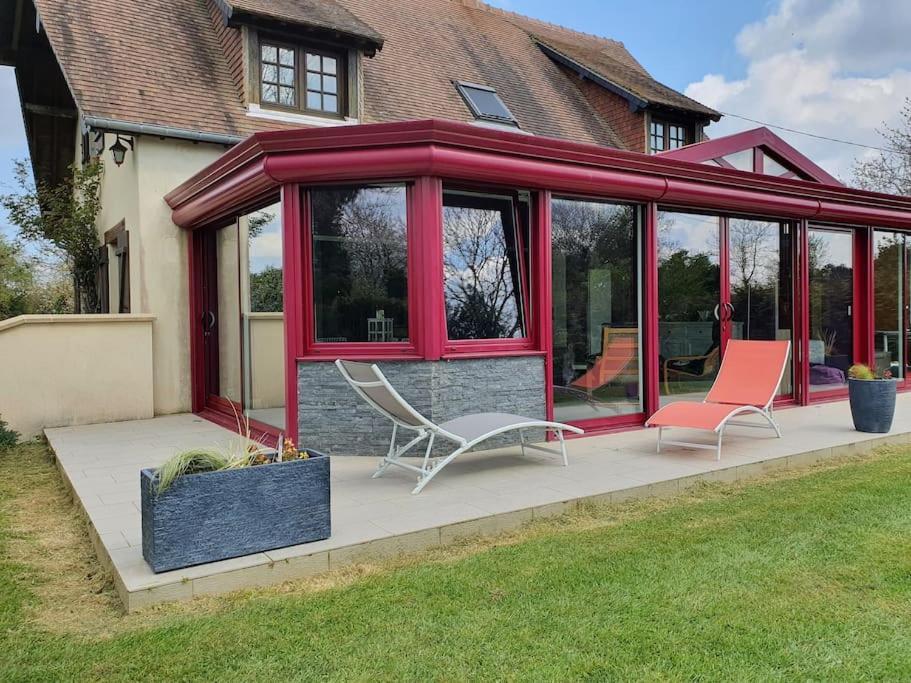 La Mare Aux Chevres Villa Reux ภายนอก รูปภาพ